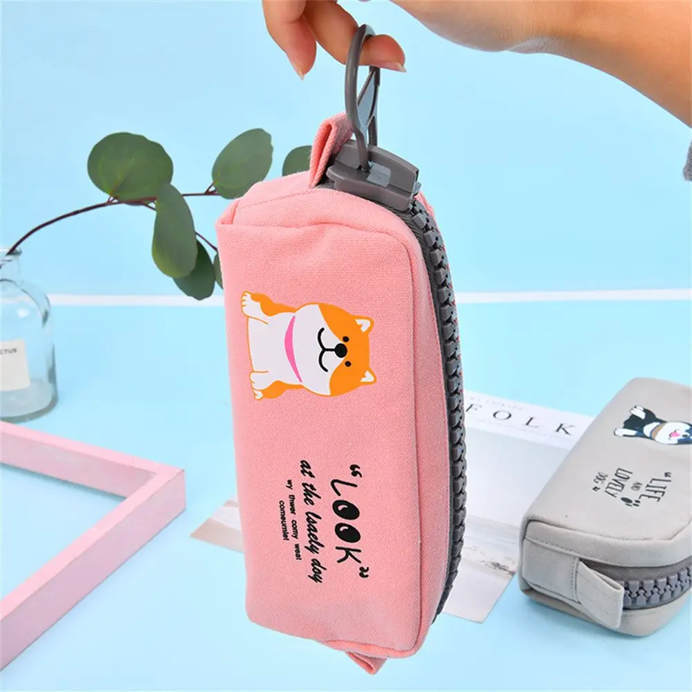 

Large Capacity Pen Pouch Storage Bag Stationery Pencil Case Cartoon Pencil Bag Brush Wrap Holder Pencil Bag