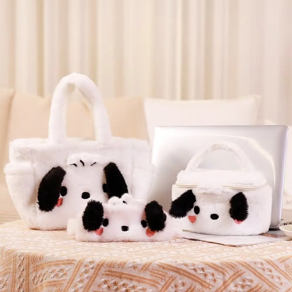 

Kawaii Sanrios понравико плюшевая игрушка мультфильм портативный туалетный чехол бэнто сумка искусственная сумка для хранения плюшевая маска дл...