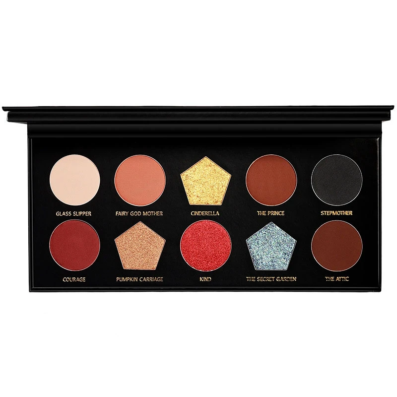 

Ellesy Matte Shimmer Glitter Eyeshadow Pallete Nude 10 Color Pallete Long-Lasting Eye Shadow Makeup Cosmetics