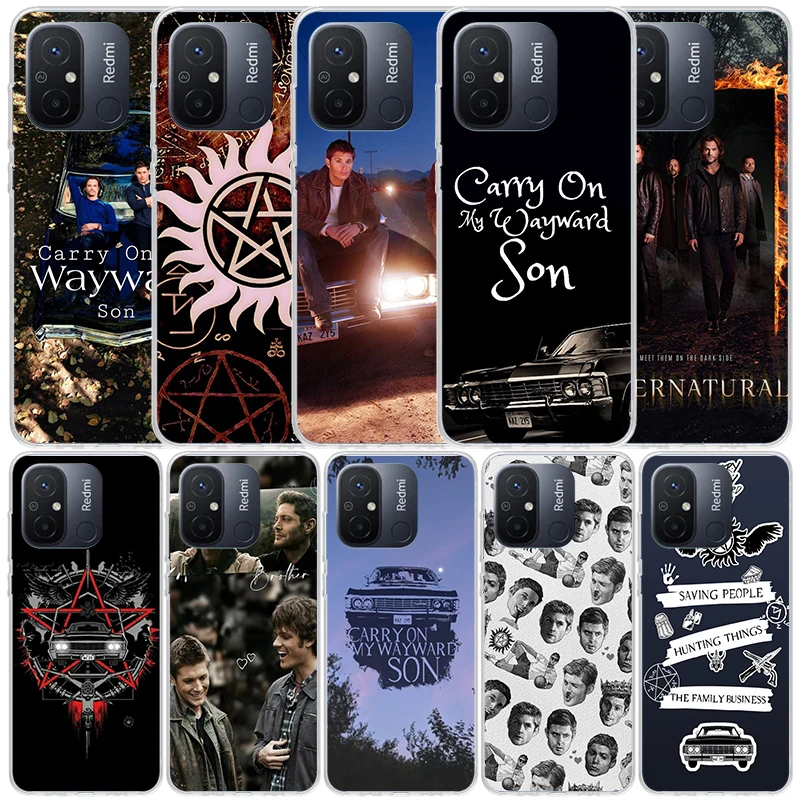Фото Силиконовый чехол для телефона Babaite Supernatural SPN Dean And Sam для Xiaomi Redmi 12 12C 13 13C 14C 10 10A 10C 9 9A 9C 9T 8 8A 7 7A №1