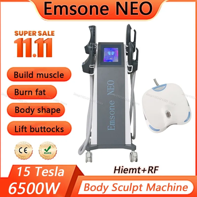 Двойная 11 распродажа 6500 Вт 200 Гц Emsone NEO RF машина EMS для скульптурирования тела