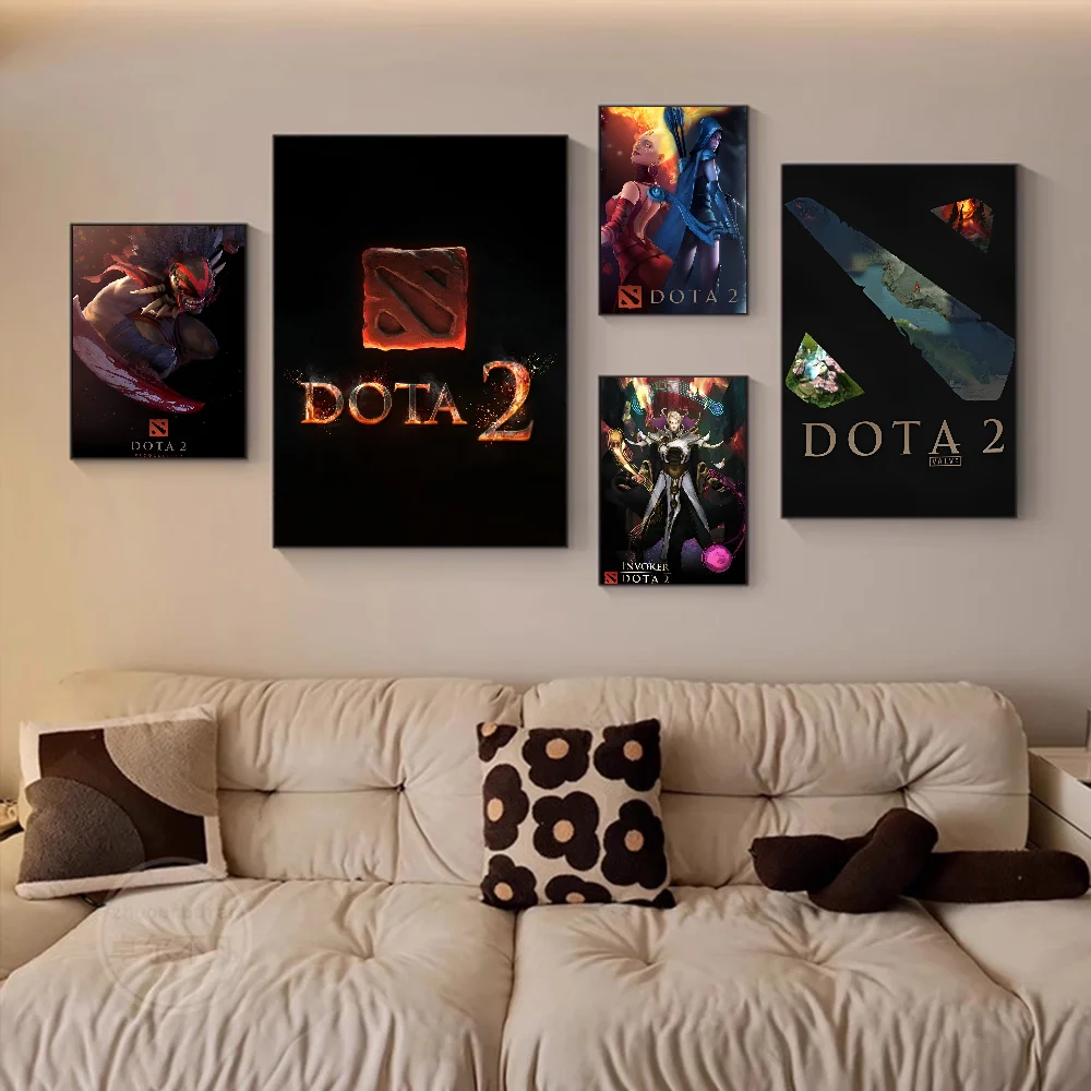 Классические винтажные постеры D-Dota 2 декоративная живопись настенное искусство