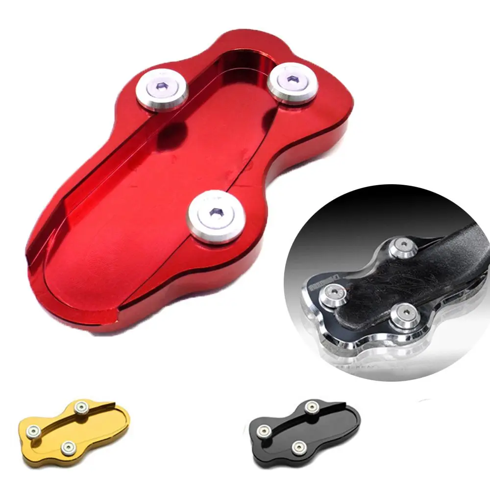 

Parts Side Kick Stand Big Foot Pad Foot Extension Pad Foot Extension Magnifying Pad For Kawasaki VN900 2007-2015