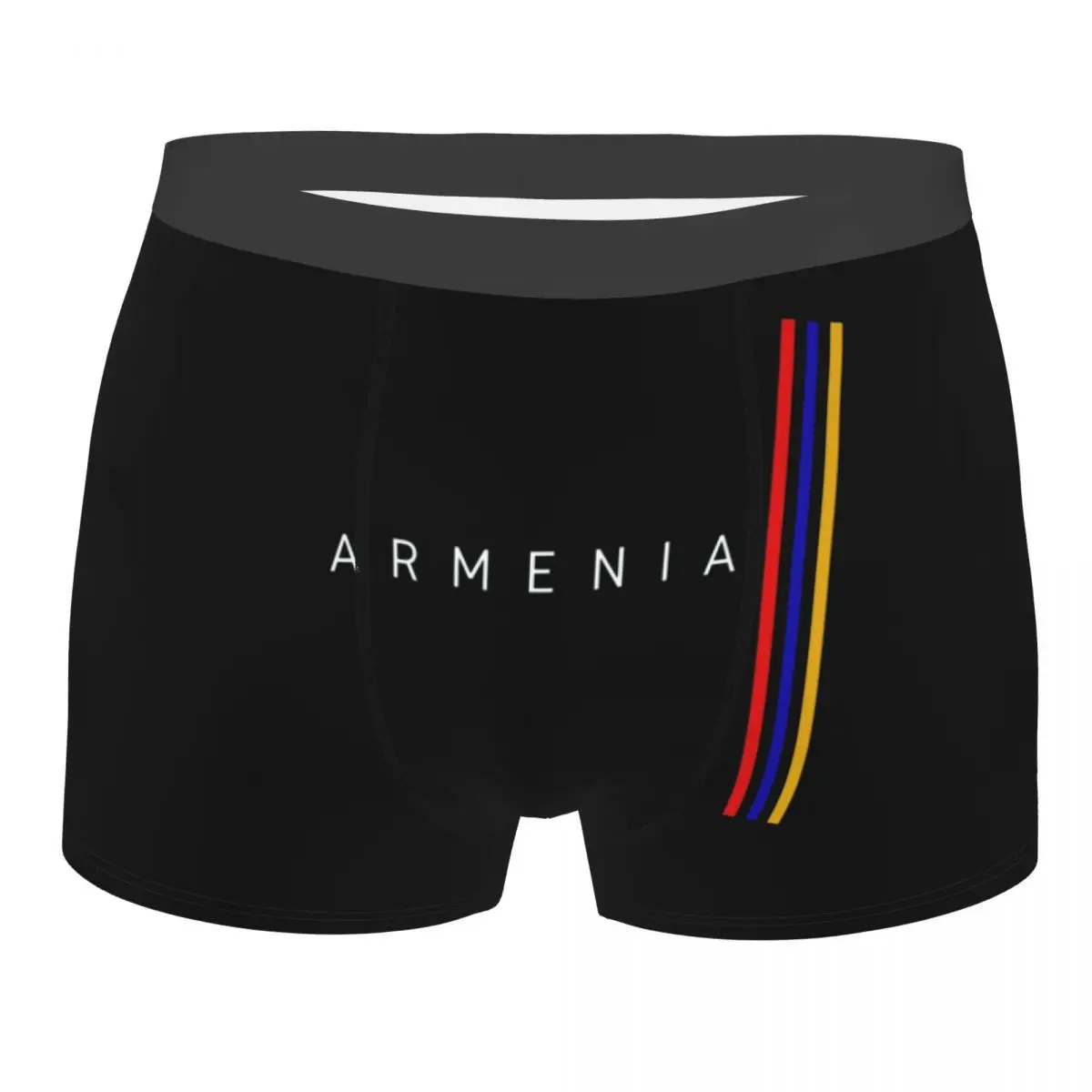

Men Armenia Flag Boxer Briefs Shorts Panties Breathable Underwear Armenia Of Arms Homme Funny Underpants