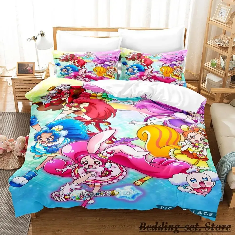 Улыбка PreCure! Комплект постельного белья Single Twin Full Queen King Size комплект для взрослых и