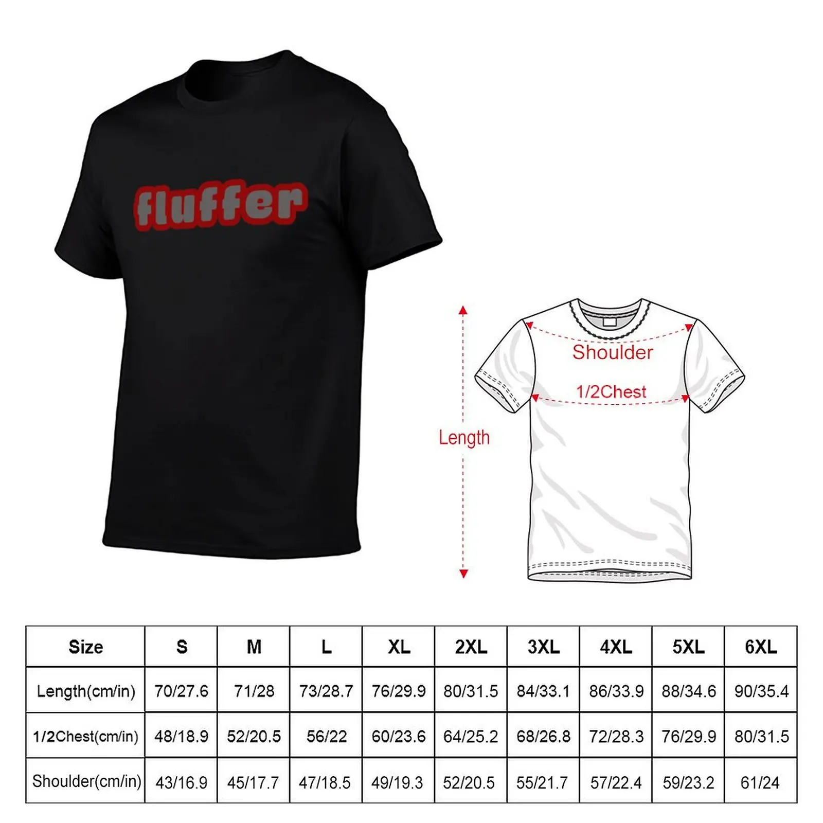 Фото Футболка FLUFFER, мужские хлопковые футболки, забавные футболки для мужчин, мужская футболка из хлопка, высококачественная футболка №2
