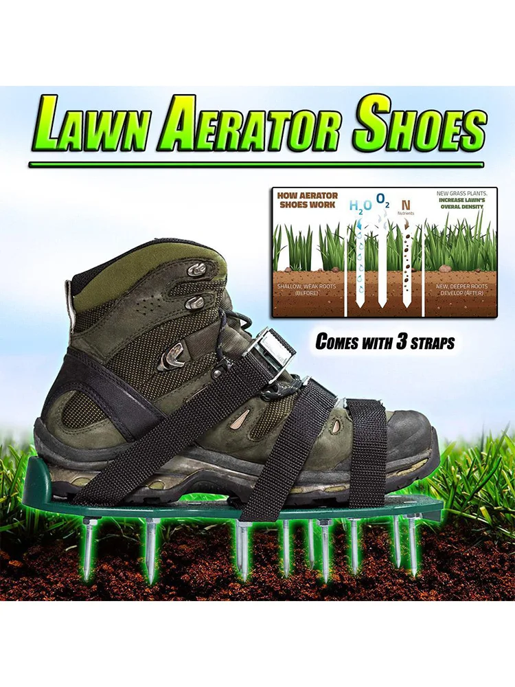 lawn aeration boots