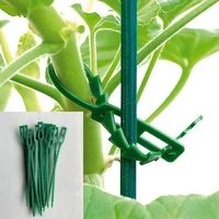 15cm reusable fishbone band tools adjustable plastic plant cable ties greenhouse grow kits for garden tree climbing support