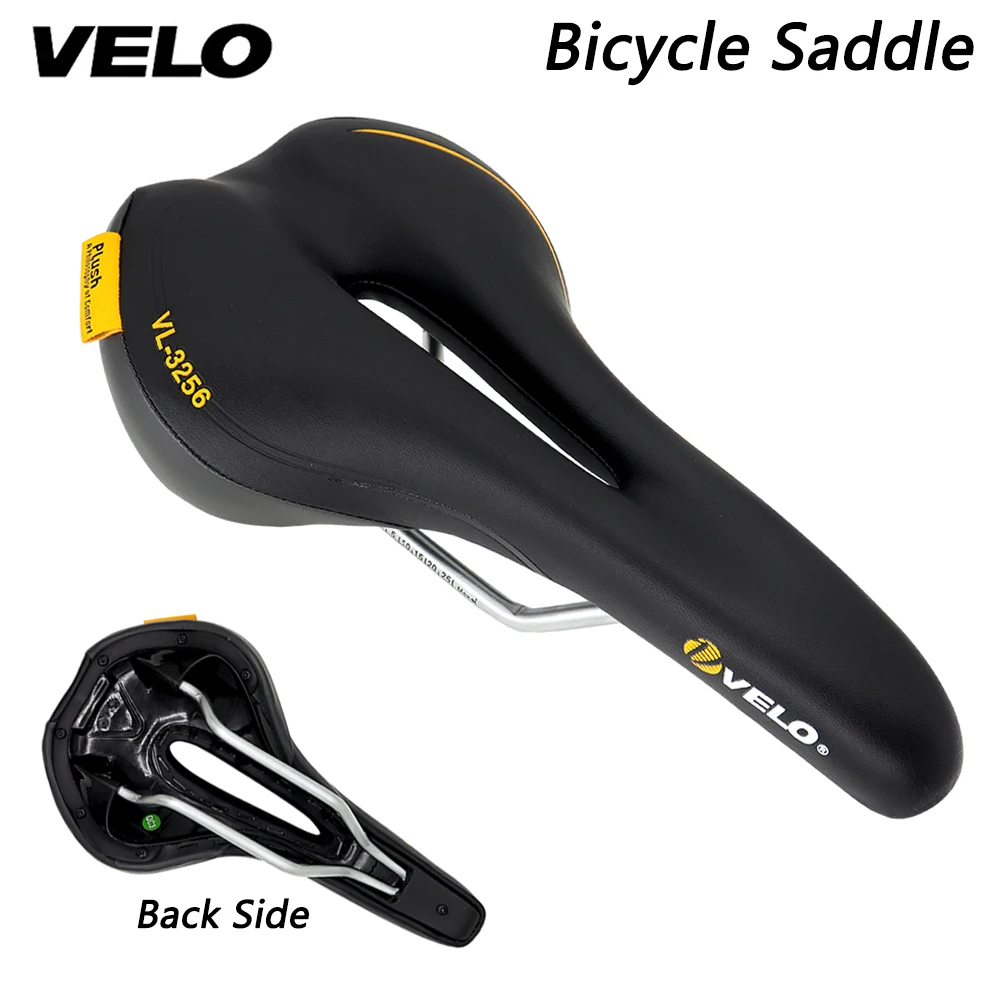 

VELO VL-3256 Breathable Bicycle Saddle Unisex MTB Road Bike Saddle Comfortable Hollow Bicycle Seat Cushion Cycling Parts