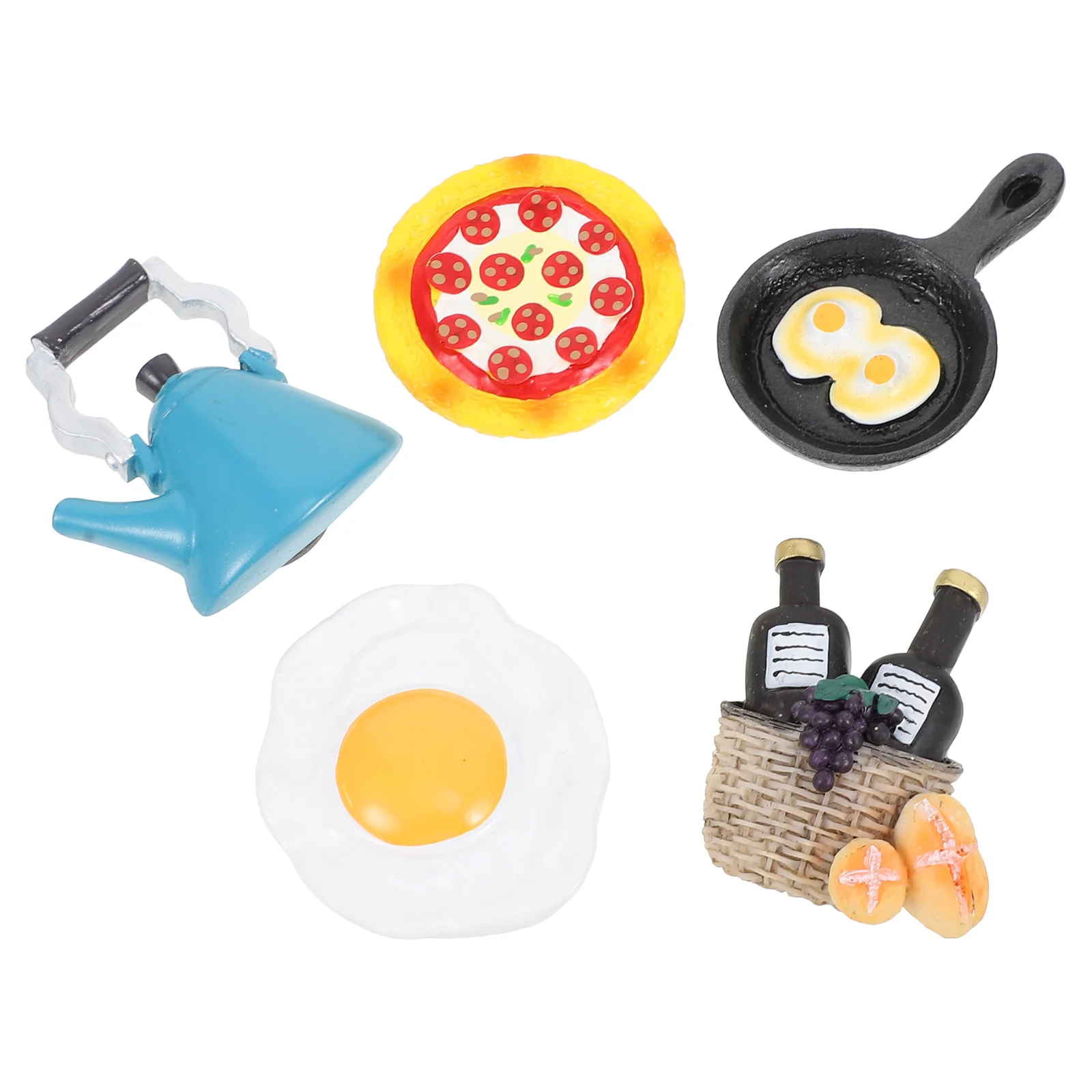 

5pcs Practical Creative Decorative Refrigerator Magnets Fridge Magnets for Home Kitchen