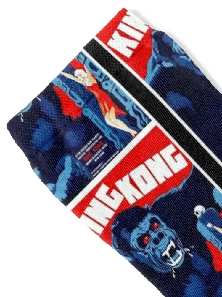 Винтажные носки с плакатом King Kong эстетический рождественский подарок