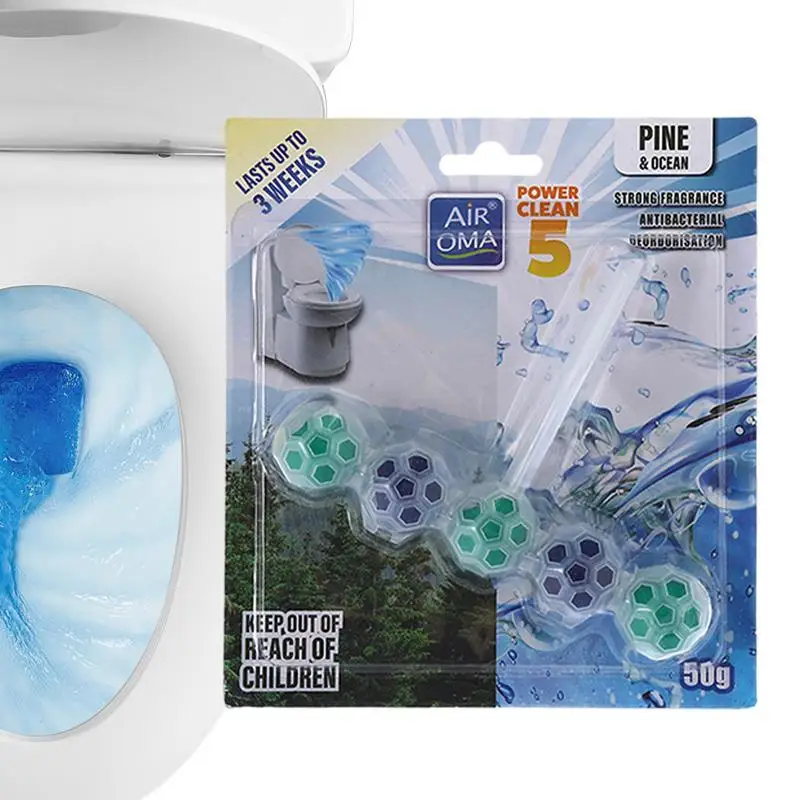 

Toilet Bowl Cleaning Balls Automatic Rim Hanger Toilet Cleaning Balls Mild Formula Cleaning Accessory For Sinks Squatting