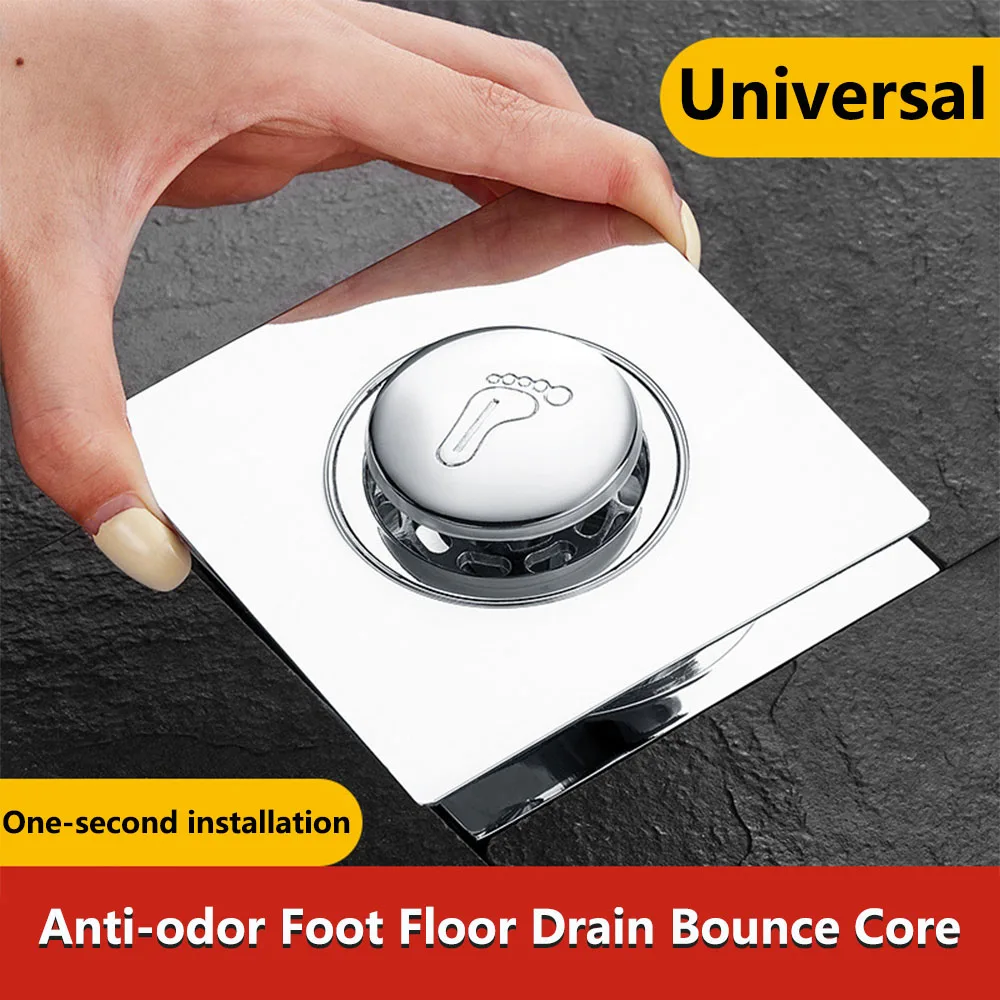 Универсальный Выдвижной напольный Слив для ванной комнаты душа мусора решетки