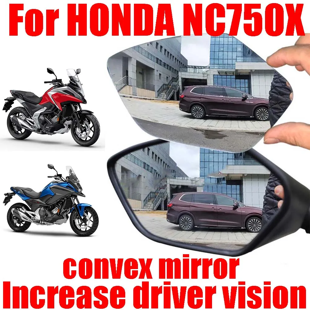 

For HONDA NC750X NC750 X NC 750 X NC 750X Accessories Convex Mirror Increase Rearview Mirrors Side Mirror View Vision Lens Parts