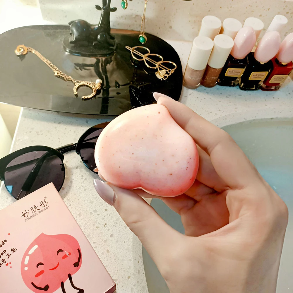 Мыло ручной работы в форме сердца с защитой от черных и клещей 80 г |