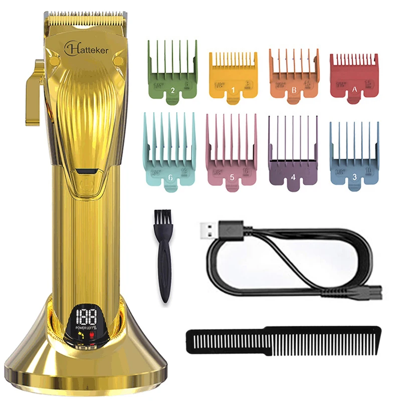 

Professional Barbershop Hair Clipper Powerful Electric Beard Hair Trimmer For Men Rechargeable Machine Haircut Adjustable