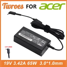 65W 19V 3.42A 3.0*1.0MM Laptop Adapter Charger For Acer Aspire S7 391 V3-371 Switch12 PA-1450-26 A13-045N2A 547H 56RQ SF314-51-7