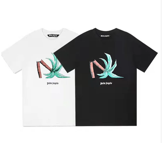 Футболка с коротким рукавом и принтом пальмовые ангелы |