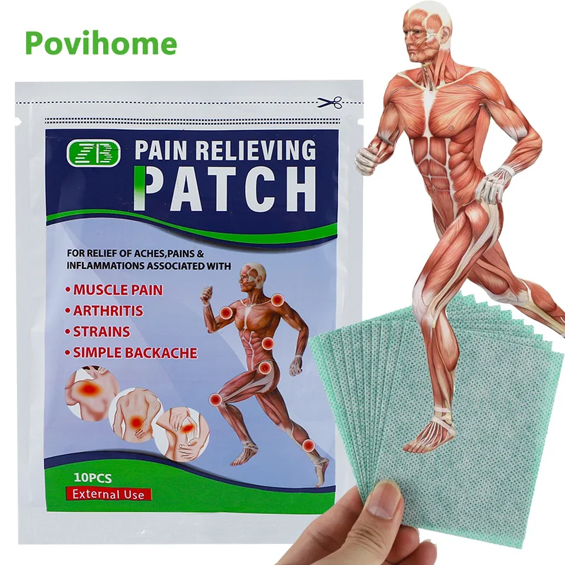 

10pcs Pain Relieving Patch Reduce Inflammation Self-Heating Sticker Rheumatoid Arthritis Herbal Body Ache Patch Medical Plaster