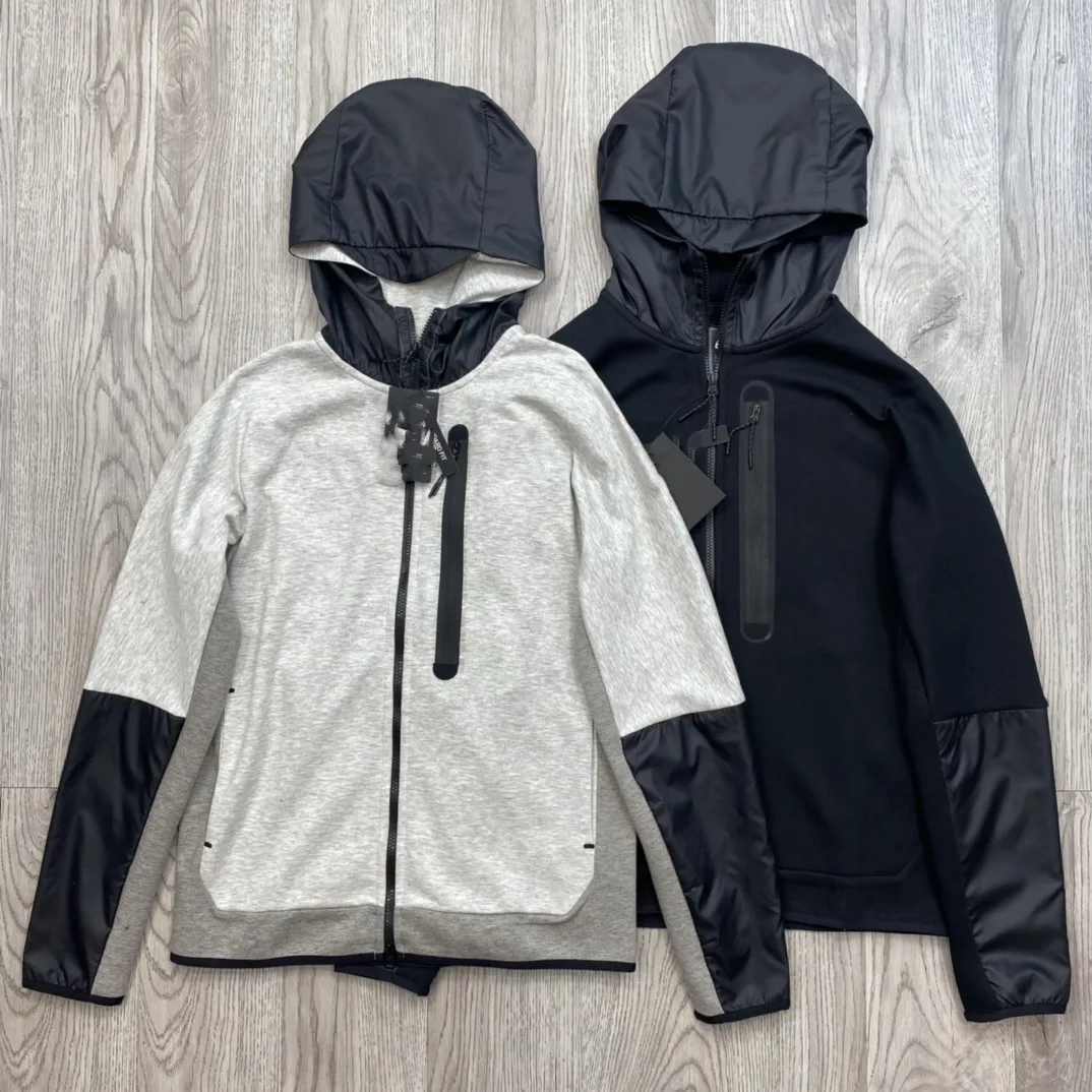 

2022 Winter New Men's Brand Sweatshirt Top Cotton Tech Fleece Sports Coat Hooded Jacket Training Clothes