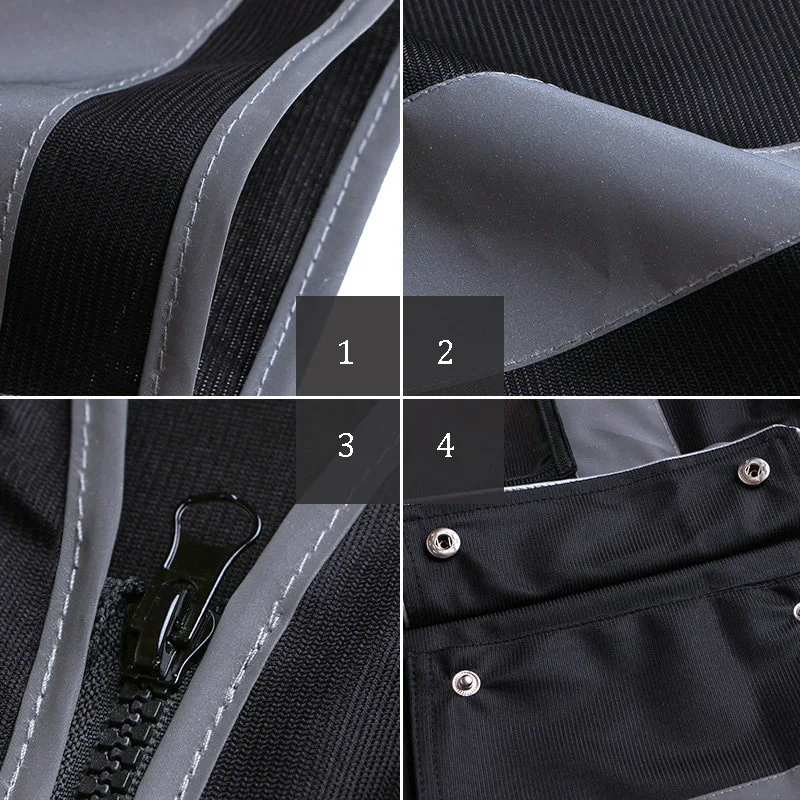 Жилет безопасности Светоотражающий жилет повышенной видимости с карманами на