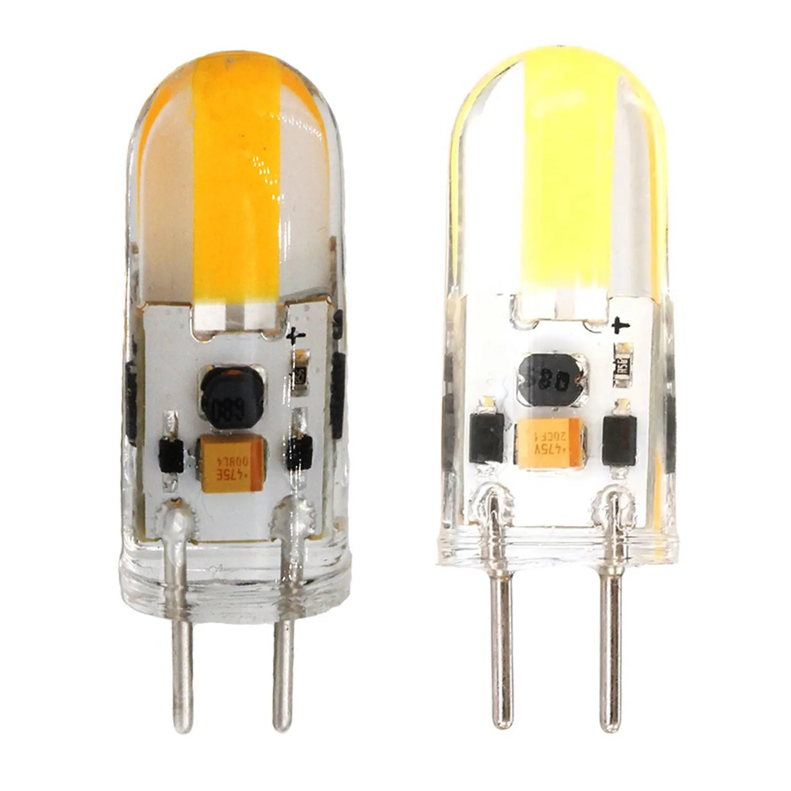 

4pcs GY6.35 LED Bulb AC/DC 12V Beam Angle Replace 30W Halogen Bulb Dimmable Warm White Cool White Bi-Pin Socket 3W LED Bulb