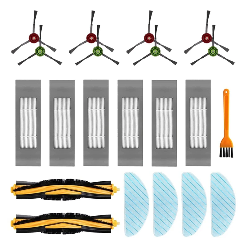 

Replacement Robot Sweeping Accessories Main Brush Side Brush HEPA Filter For Ecovacs N8 N8pro T8 T8 AIVI T9