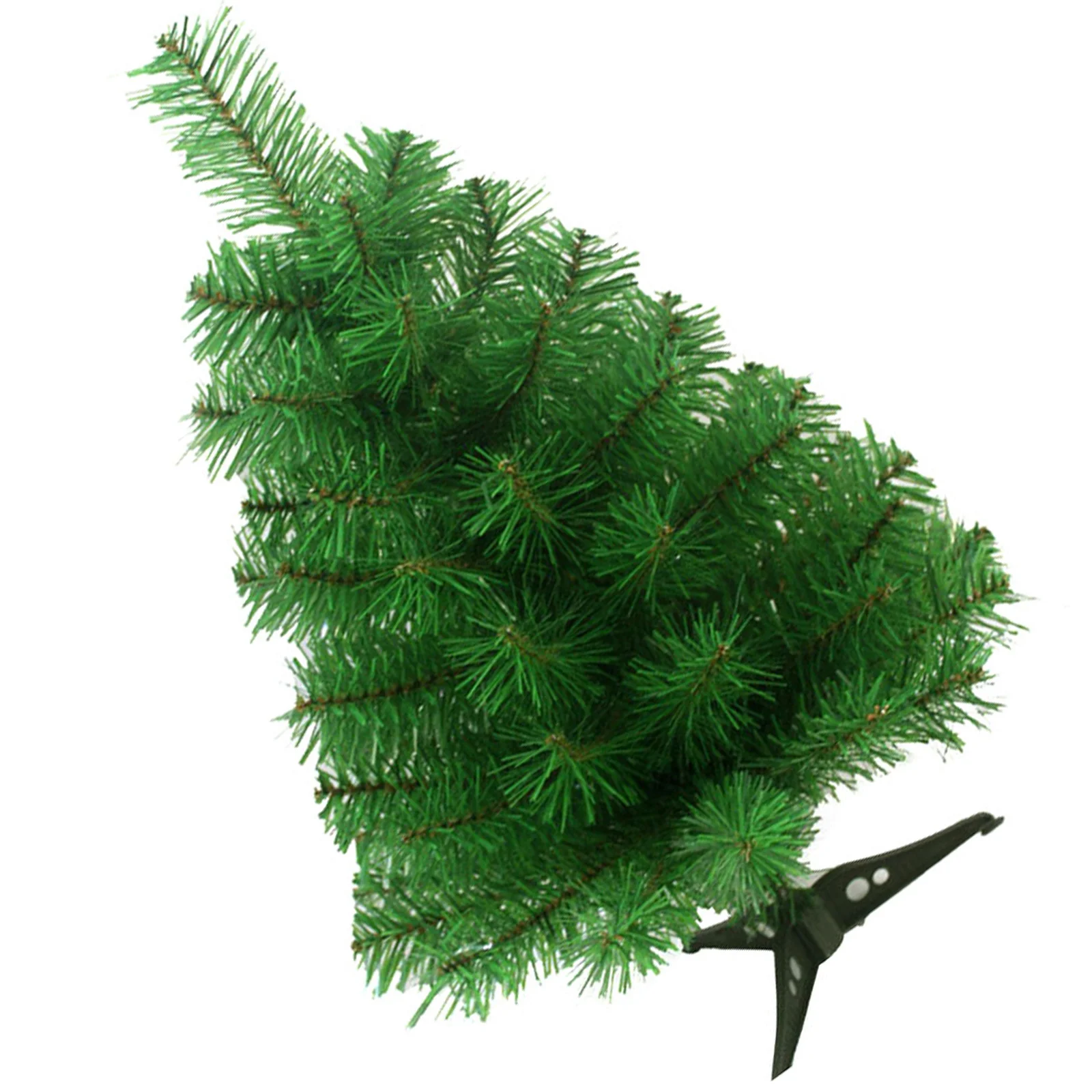 60cm Artificial Christmas Tree with Plastic Stand Holder Base for Home Party Decortaion (Green)