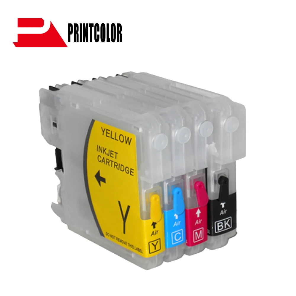 

Для Brother LC11 LC16 LC38 LC39 LC61 LC65 LC67 LC980 LC990 LC1100 многоразовый картридж для Brother DCP-J140W/145C/165C/185C