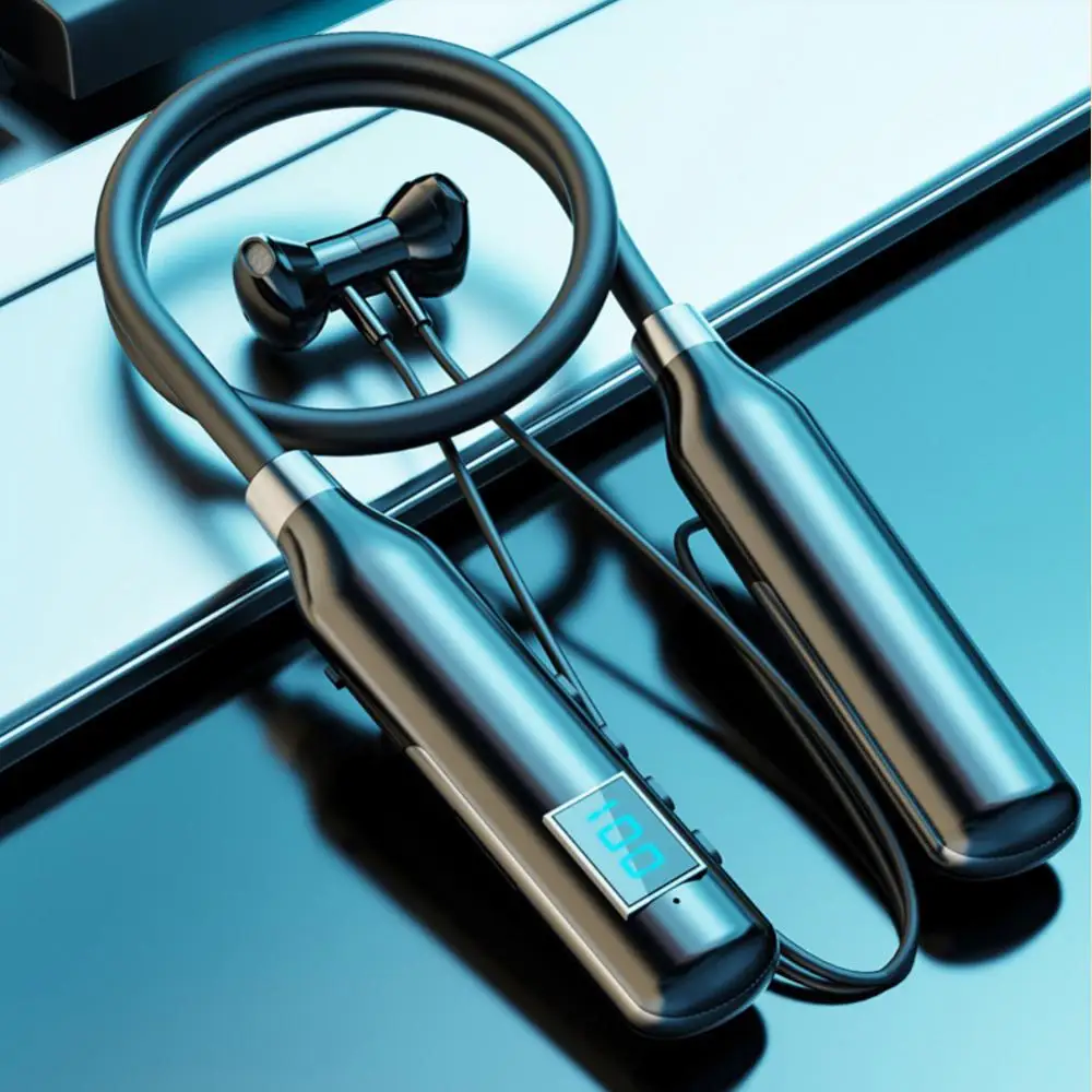 

Waterproof Earbud With Mic Led Display Sport Headset Noise Cancelling For Xiaomi Huawei Iphone Bluetooth Earphones Headphones