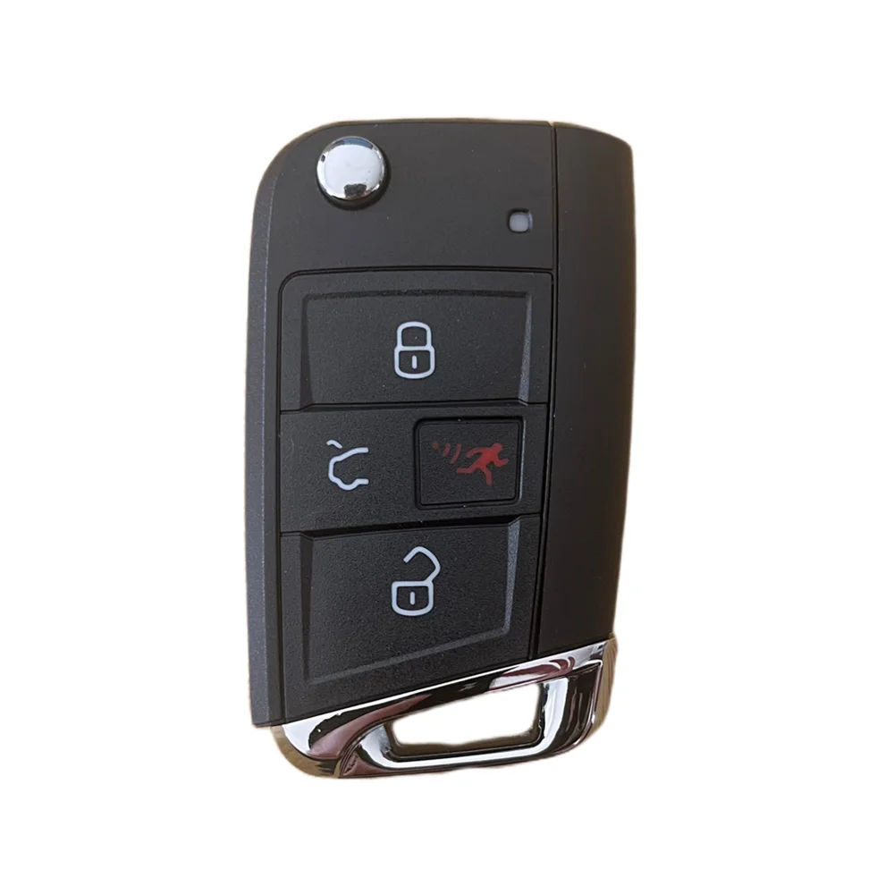 

4-кнопочный складной чехол для автомобильного ключа для VW Volkswagen Seat Ibiza Skoda Superb Golf Mk7 Passat B8 Tiguan, чехол для дистанционного ключа HU66