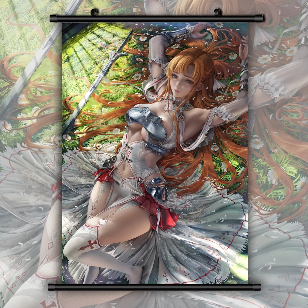 

Sword Art Online Yuki Asuna Anime Posters Prints Canvas Painting Room Decor Pictures Children Bedroom Home Decoration No Frame