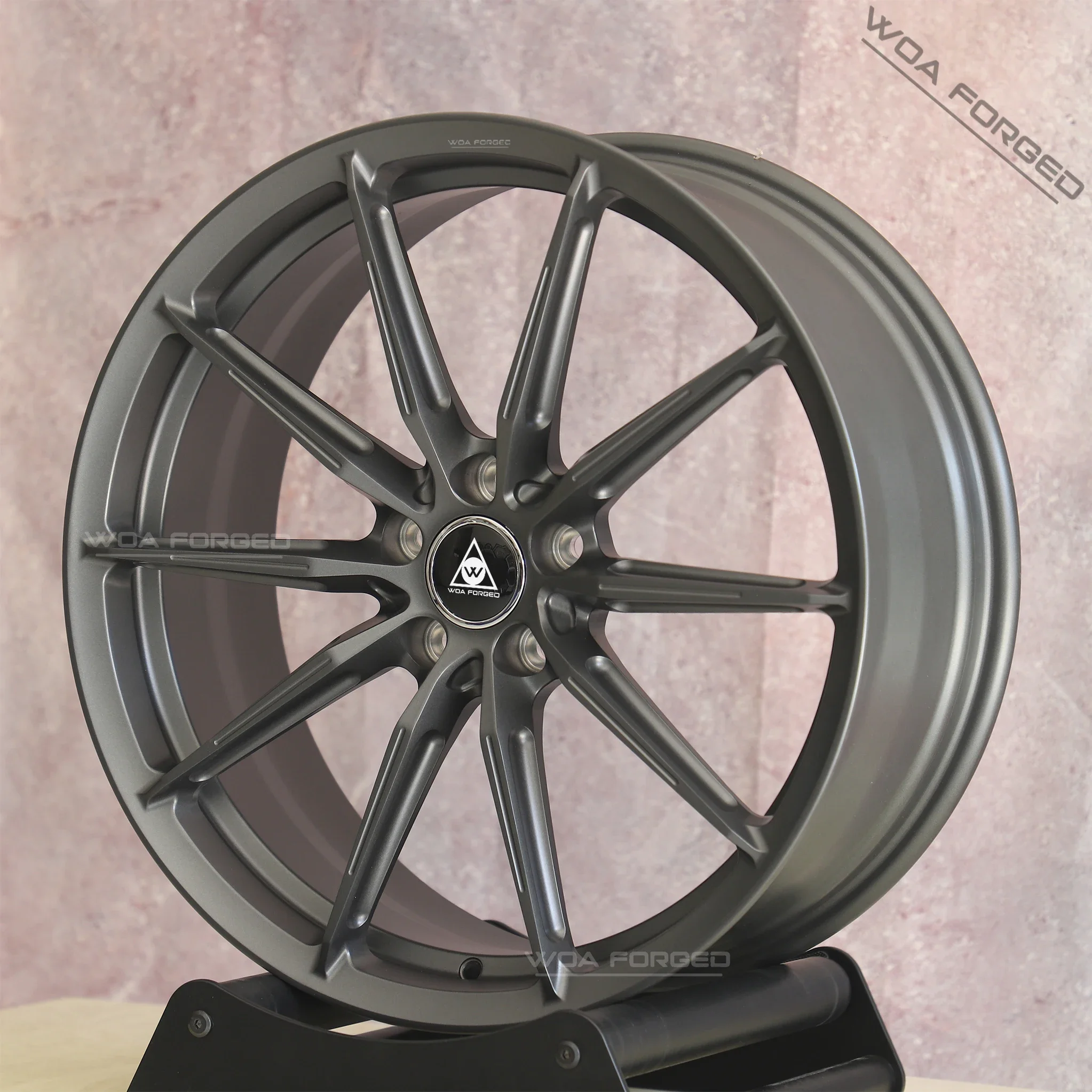 Фото Кованые диски Forged Wheels Multi-Spoke Matte Gun Gray из алюминиевого сплава 6061T6 CF.3-FF R, новые, для бездорожья, 20-40 мм ET, 100 мм PCD, 5x112/120/114.3 №1