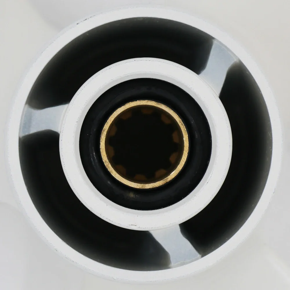Фото Морской пропеллер Saturn 9 7/8X10 1/2F подходит для подвесного двигателя Yamaha 20 л.с. 25 лошадиных сил 30 лошадиных сил 664-45945-00-El №4