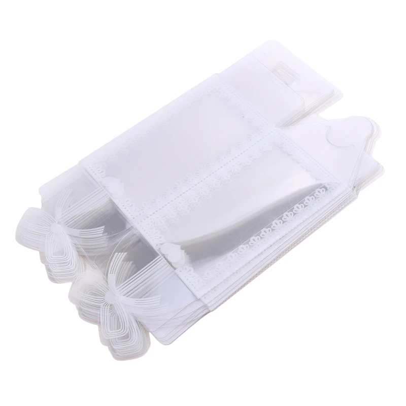 

Набор прозрачных подарочных коробок из ПВХ 10 штук