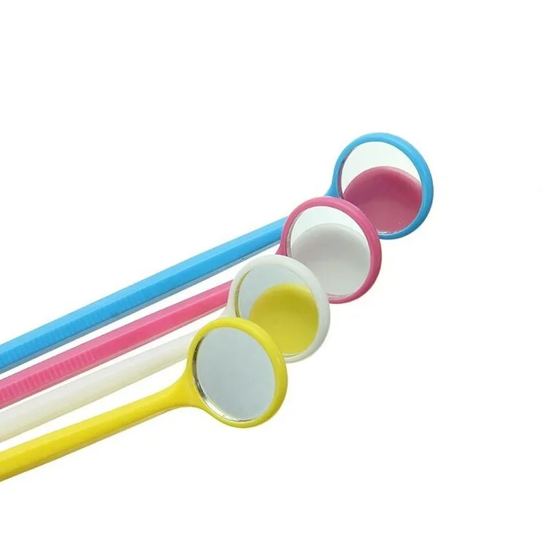 10 шт. одноразовые стоматологические зеркала для отбеливания зубов