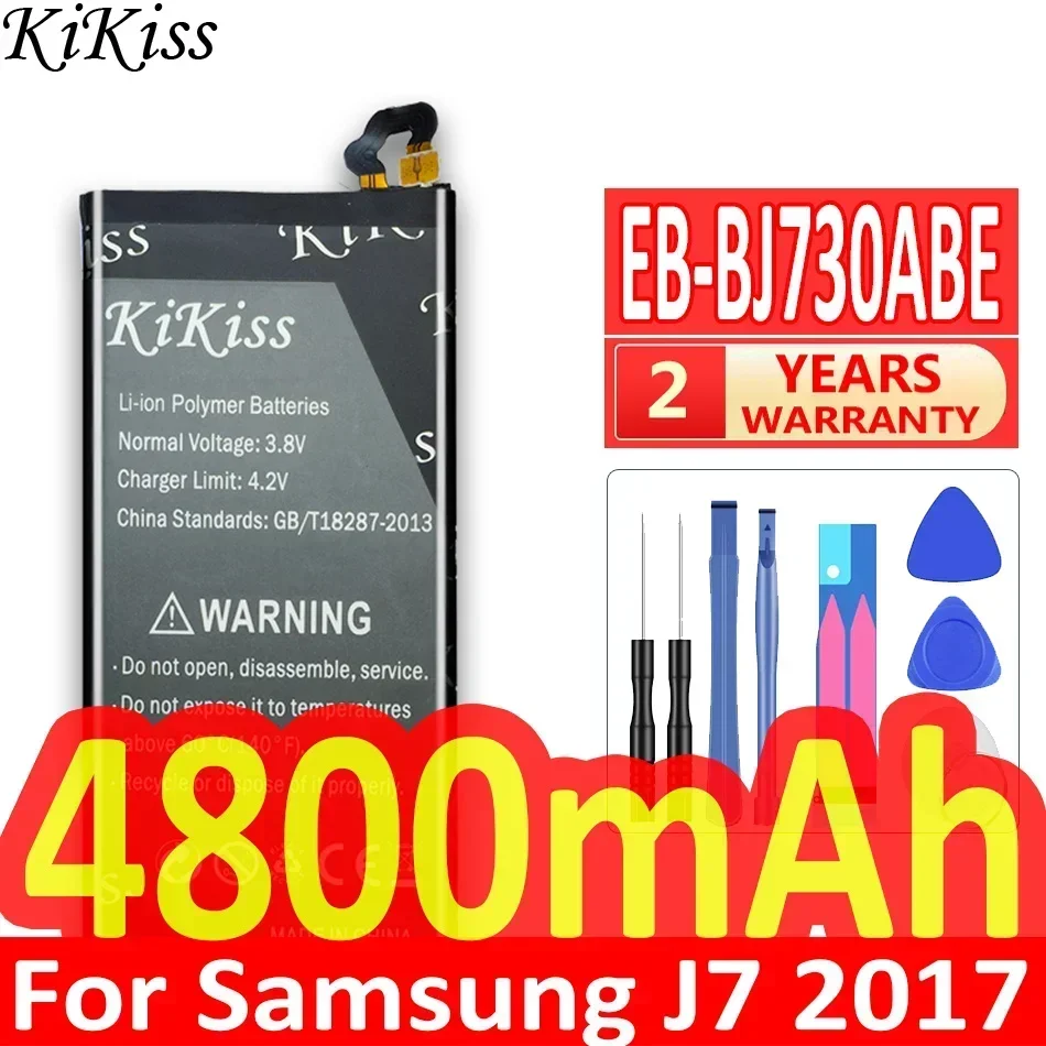 Аккумулятор KiKiss EB-BJ730ABE 4800 мАч для Samsung Galaxy J7 Pro 2017 SM-J730 SM-J730FM J730F/G J730DS J730GM J730K