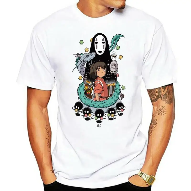 

Totoro Spirit away cartoon print t shirt women pink yellow solid tshirt femme japanese anime Studio t-shirt unisex shirt tops
