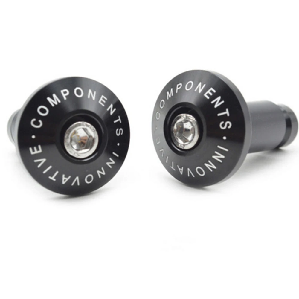 

1 Pair MTB Road Bike Handlebar End Plugs Grip Bar Cap Aluminum Alloy Screw Insert Cover Replacement Bicycle Parts