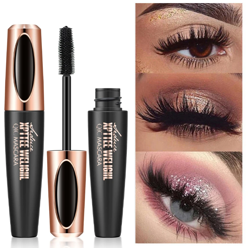 

2022 new 4D mascara waterproof not smudge thick curling mascara slim and elongated 4D eyelashes makeup wholesale