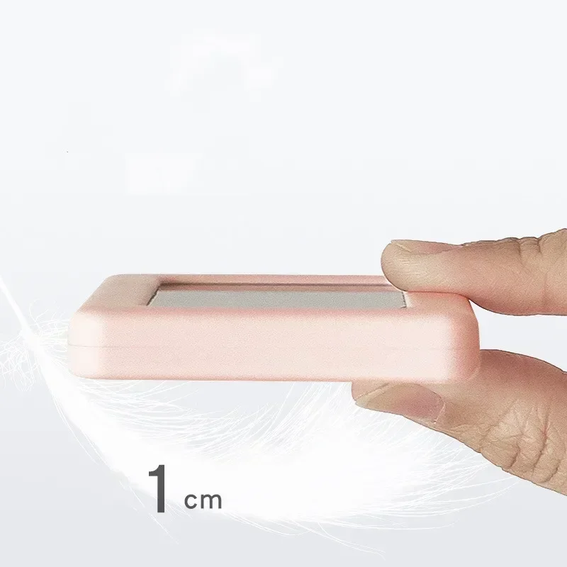 Часы настенные портативные с термометром и гигрометром 12/24 часов