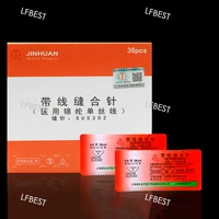 gold ring medical suture line cosmetic plastic double eyelid surgery surgical non absorbent suture needle