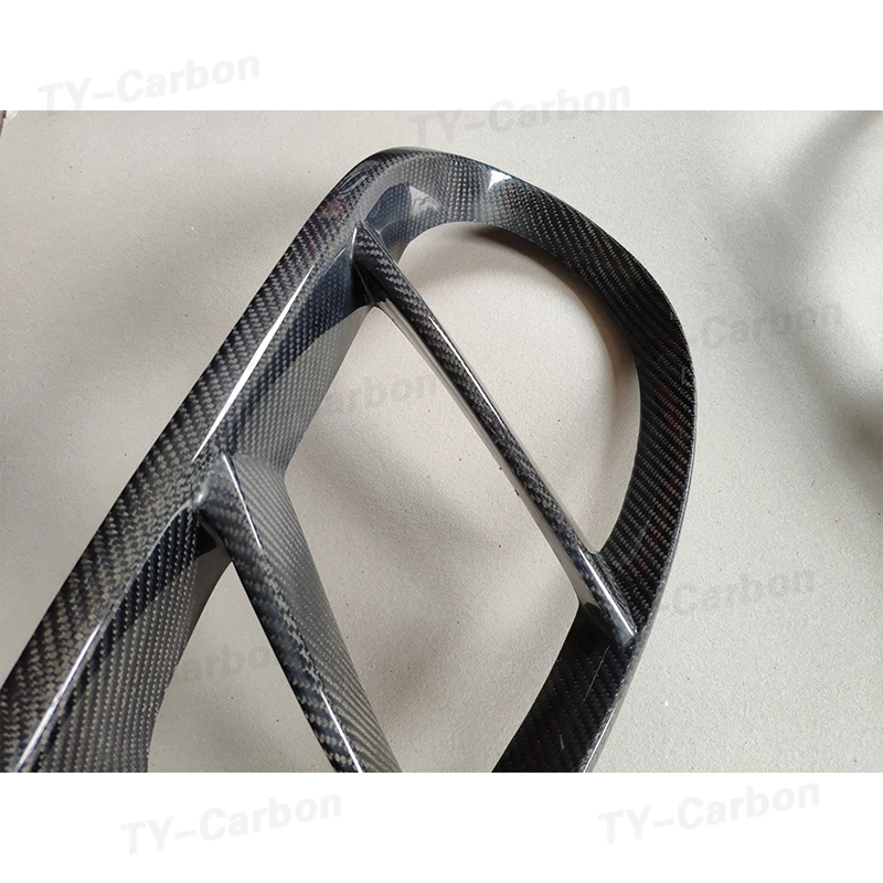 Автомобильный передний бампер из углеродного волокна Крышка вентиляционного