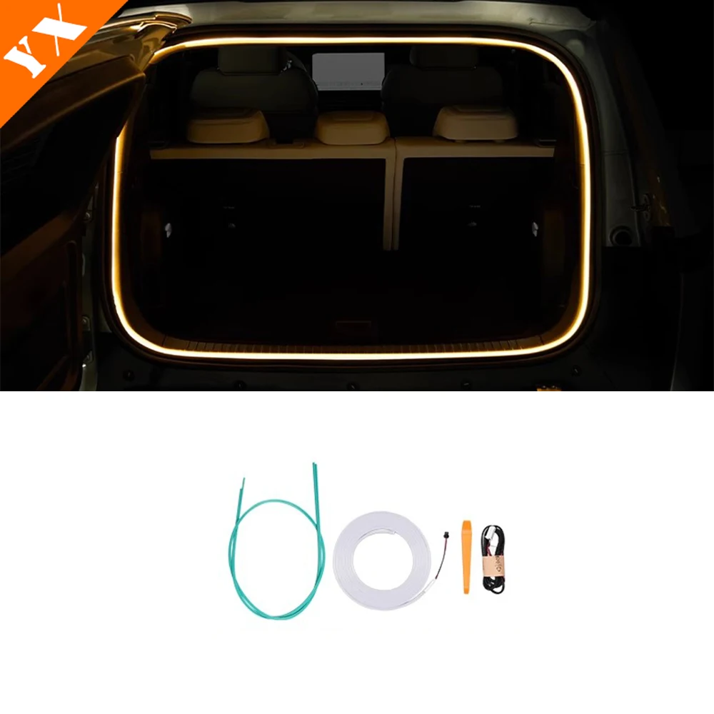 

Аксессуары для BYD leopard 3 titanium 3 2025 2026, освещение заднего багажника автомобиля, светящийся свет заднего багажника, окружающий свет заднего багажника