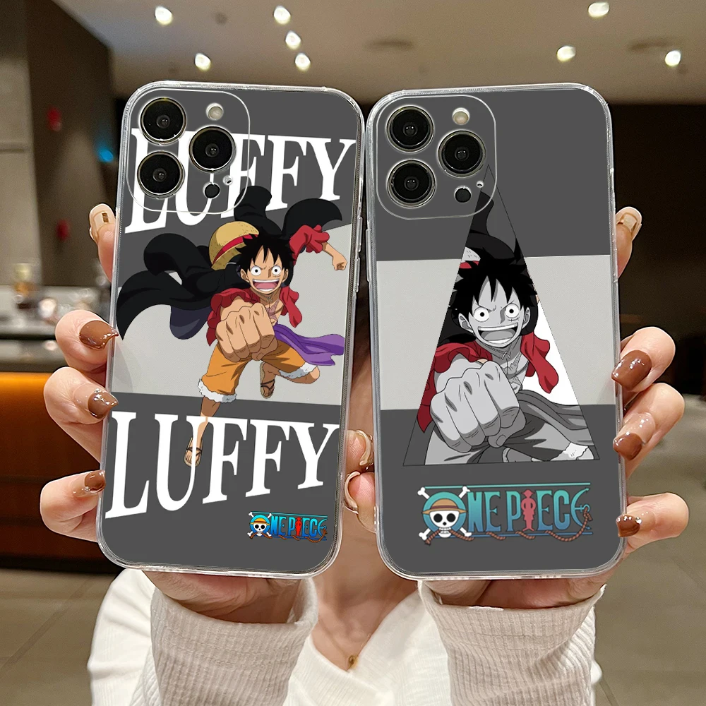 

Ones Pieces Luffies Phone Case For Samsung A53 A50 A12 A52 A52S A51 A72 A71 A73 A81 A91 A32 A22 A20 A30 4G 5G Transparent Capa