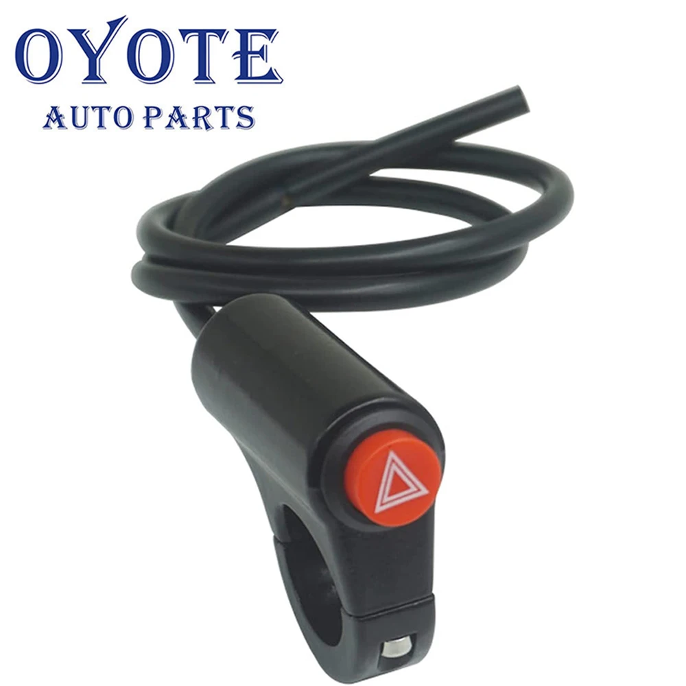

OYOTE Motorcycle Switch Hazard Light Switch Button Electric Vehicle Double Flash Warning Emergency Lamp Signal Flasher