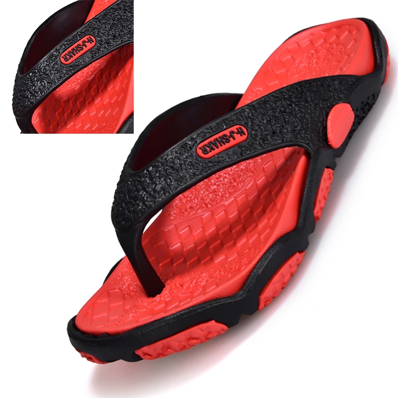 Hot Sale Large Size Men's Vacation Beach Sandals Travel Leisure Outdoor light Flip-Flops Indoor Home Slippers 39-45#