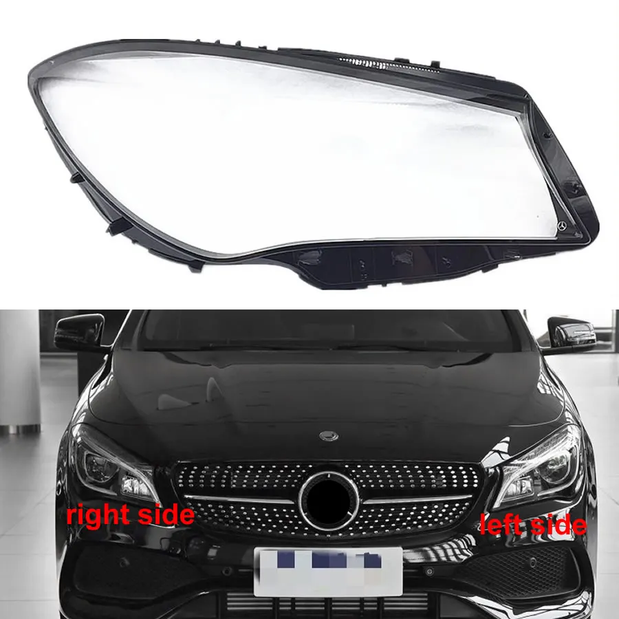 

Для Benz W117 CLA 2016 2017 2018 2019 Крышка для фар стеклянный абажур лампы налобный фонарь оболочка объектива