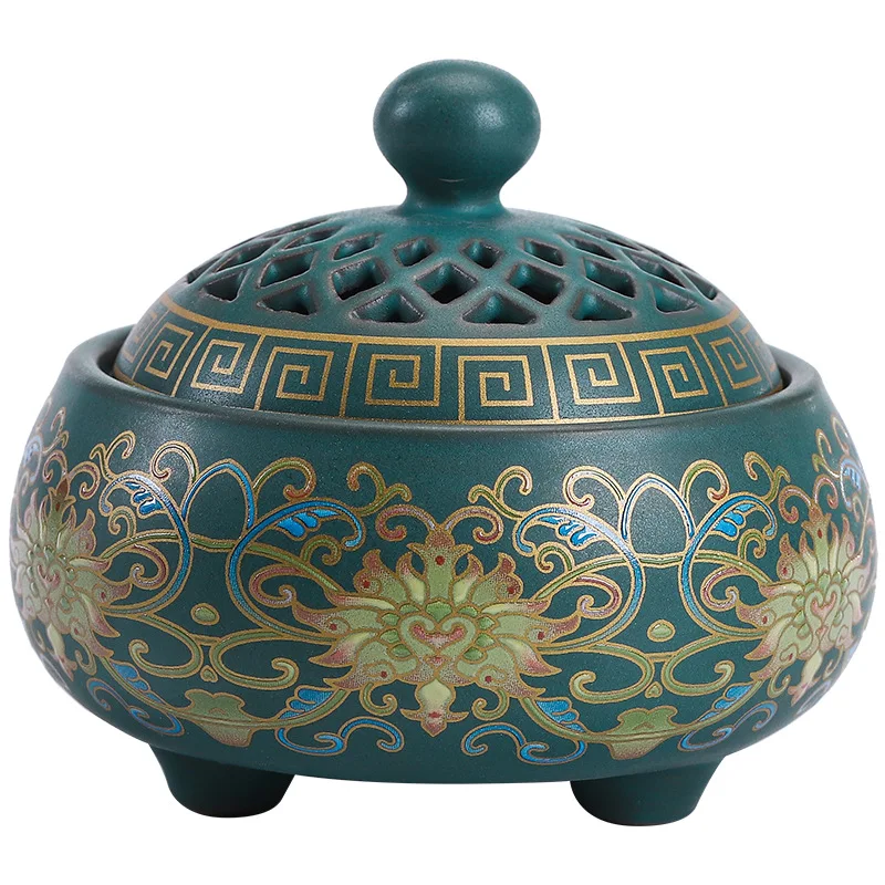

Insence Holder Smell Distributor Waterfall Incense Stick Holder Buddha Censer Decoration Home Decor Candle Holders Lotus Burners