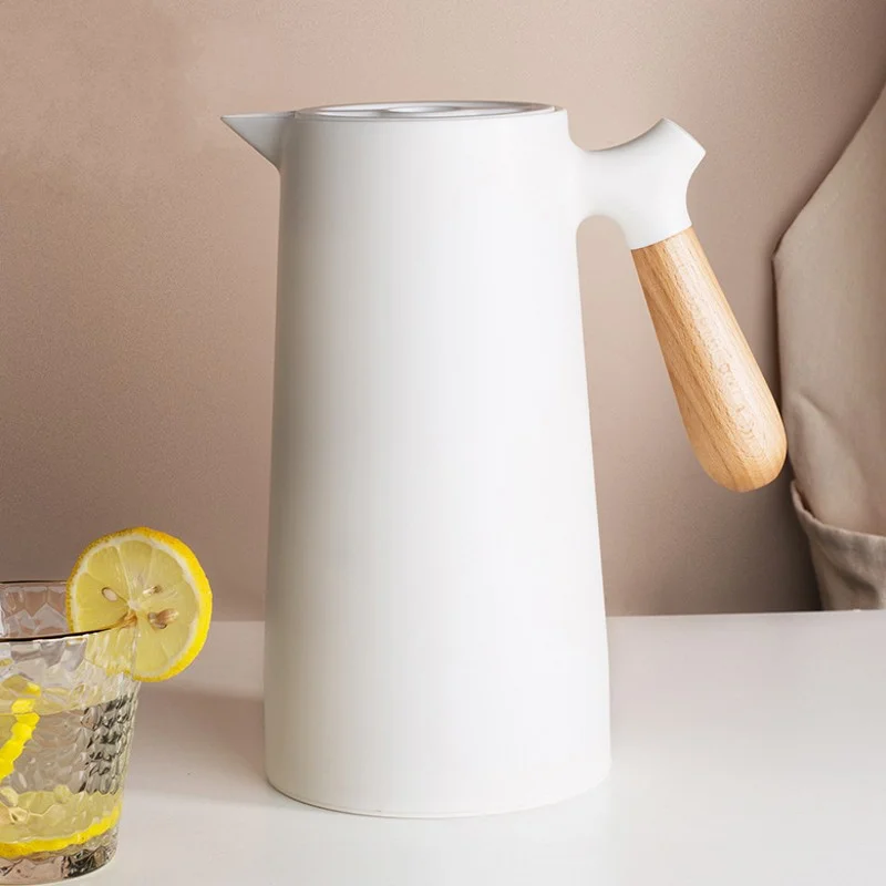 

1L Large Capacity Insulated Kettle Nordic Thermal Insulation Kettle Household Thermal Water Bottle Glass Liner Insulation Pot